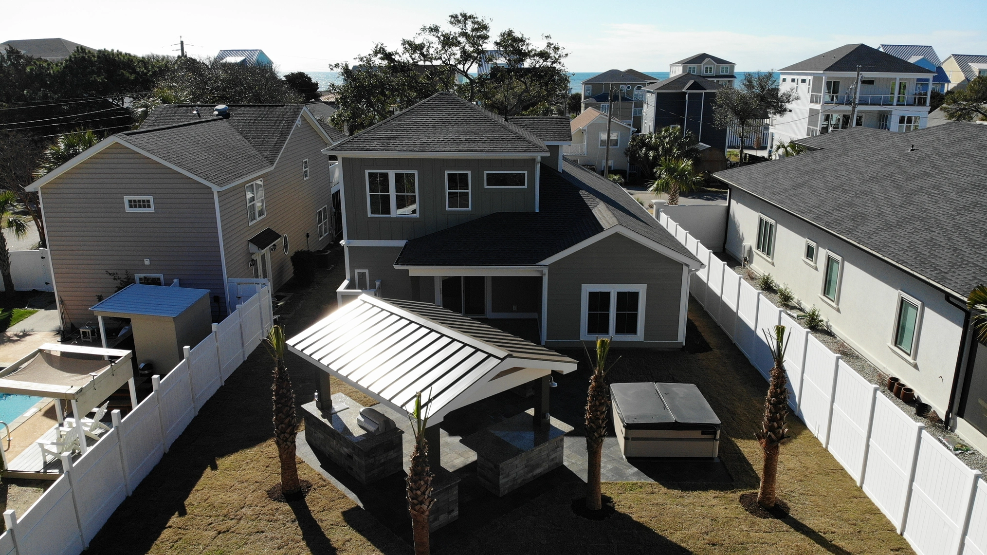 exterior,back yard,outdoor kitchen